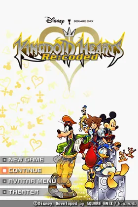 Kingdom Hearts - Re-coded (Japan) screen shot title